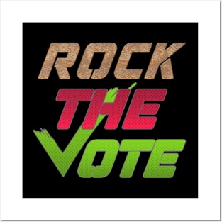 ROCK THE VOTE UNISEX Posters and Art